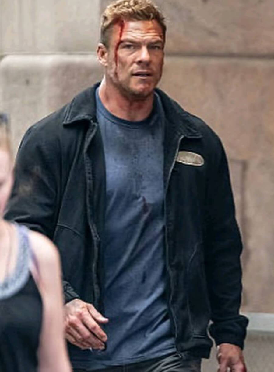 Alan Ritchson Reacher S04 Black Jacket