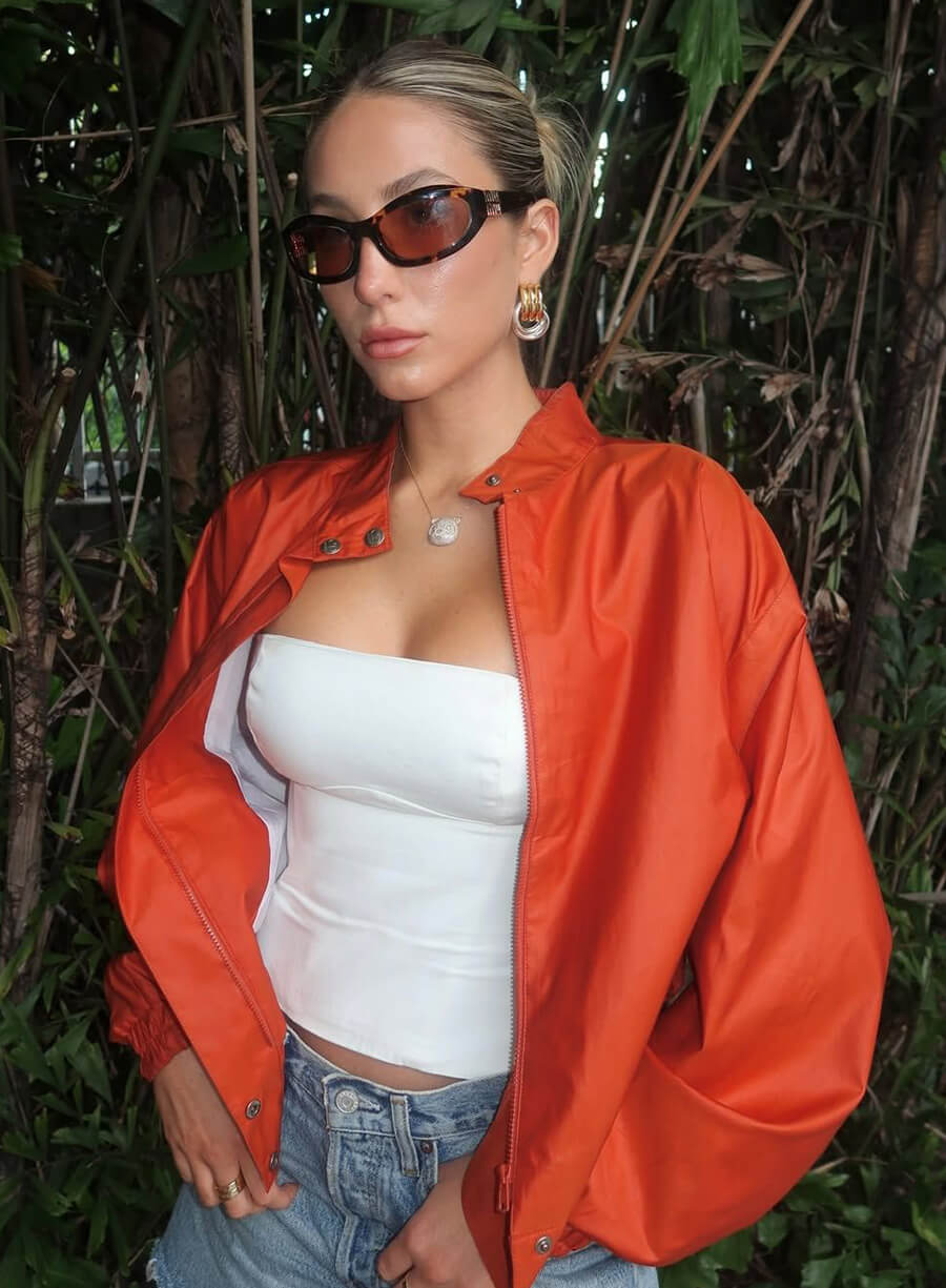 Alix Earle Orange Jacket – Hollywood Outerwear