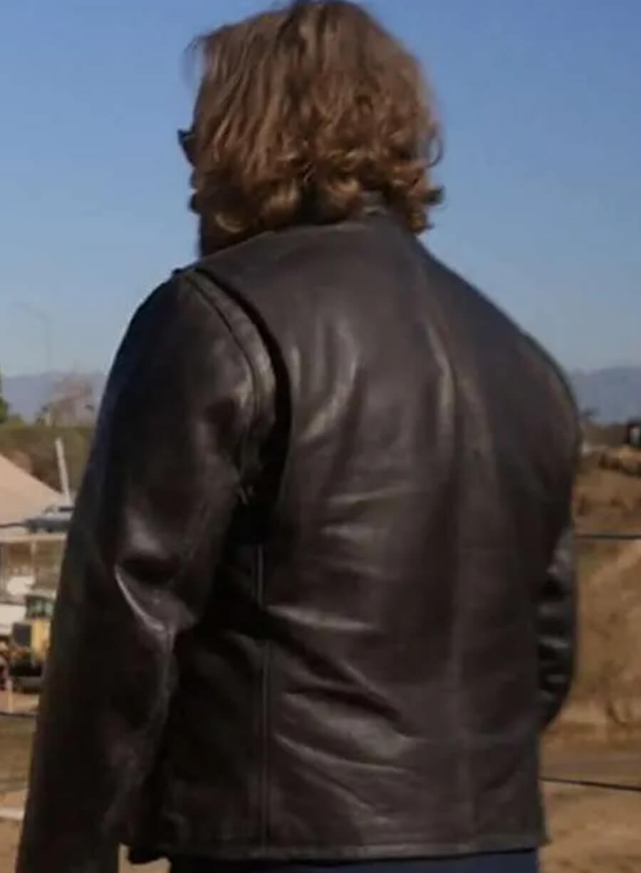 Angus Sampson The Lincoln Lawyer Black Leather Jacket