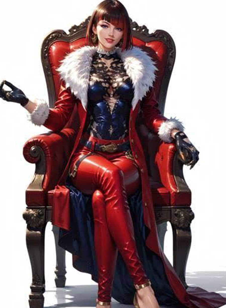 Anna Williams Tekken 8 Leather Costume Coat
