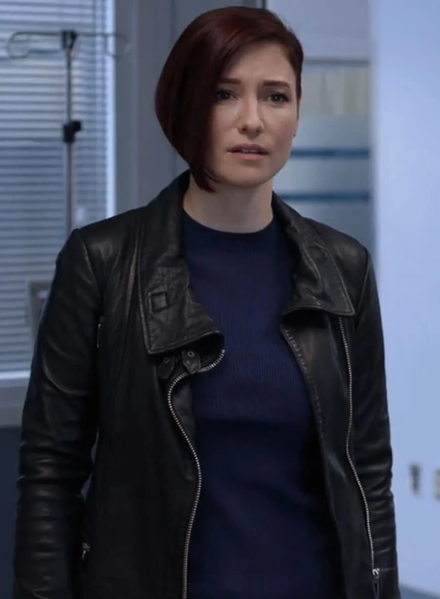 Chyler Leigh Supergirl S04 Leather Jacket