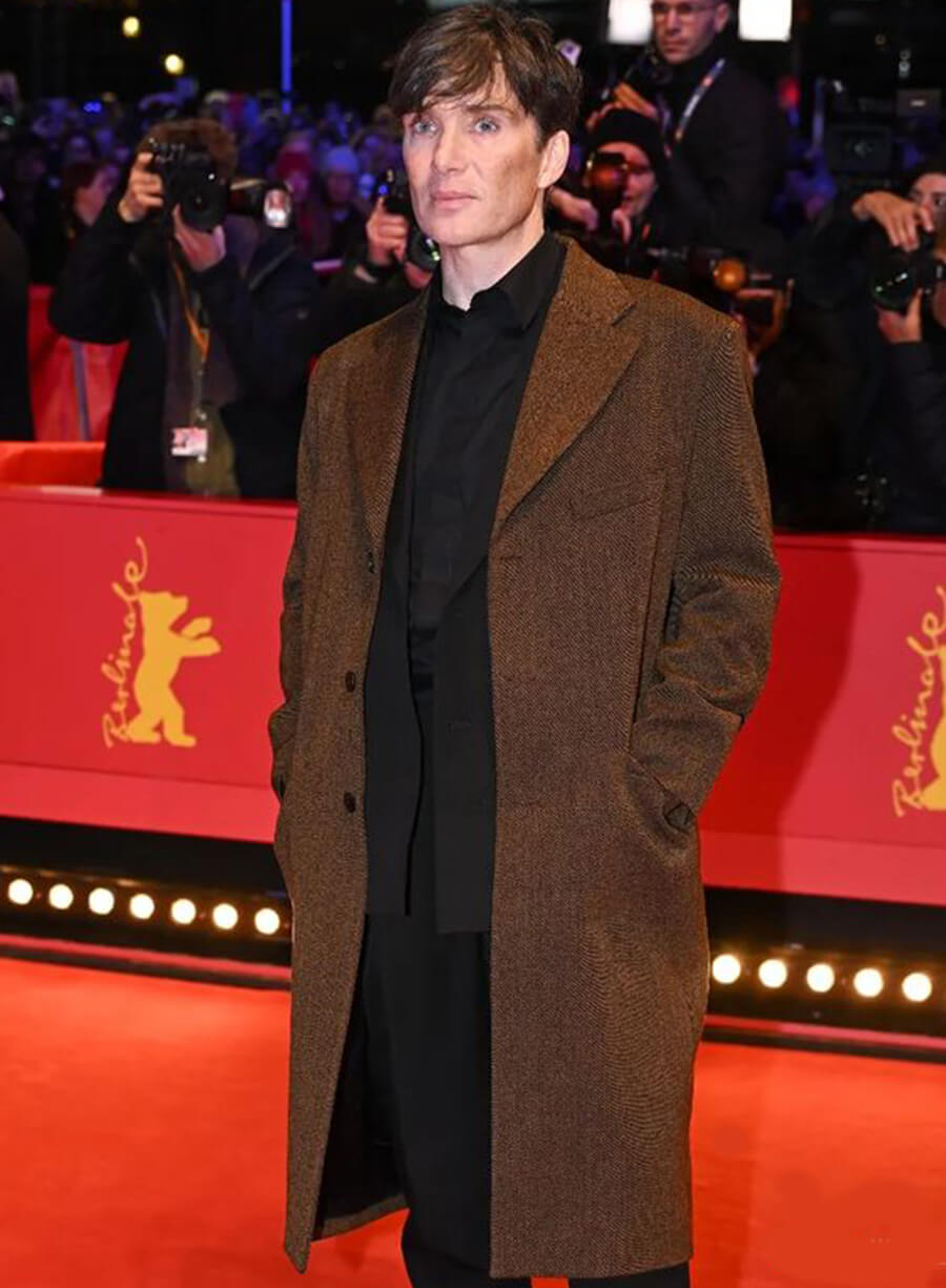 Cillian Murphy Small Things Like These Premiere Coat
