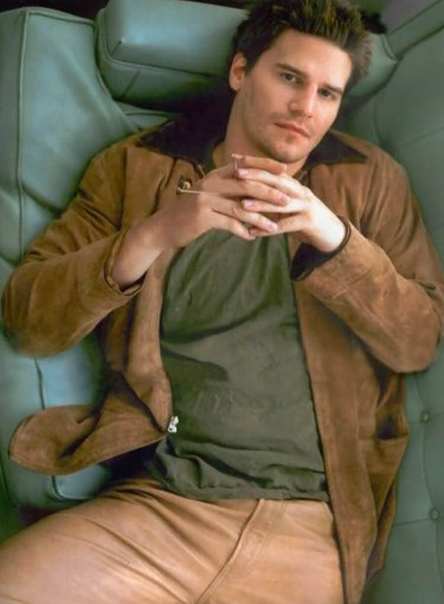 David Boreanaz Angel Brown Suede Jacket