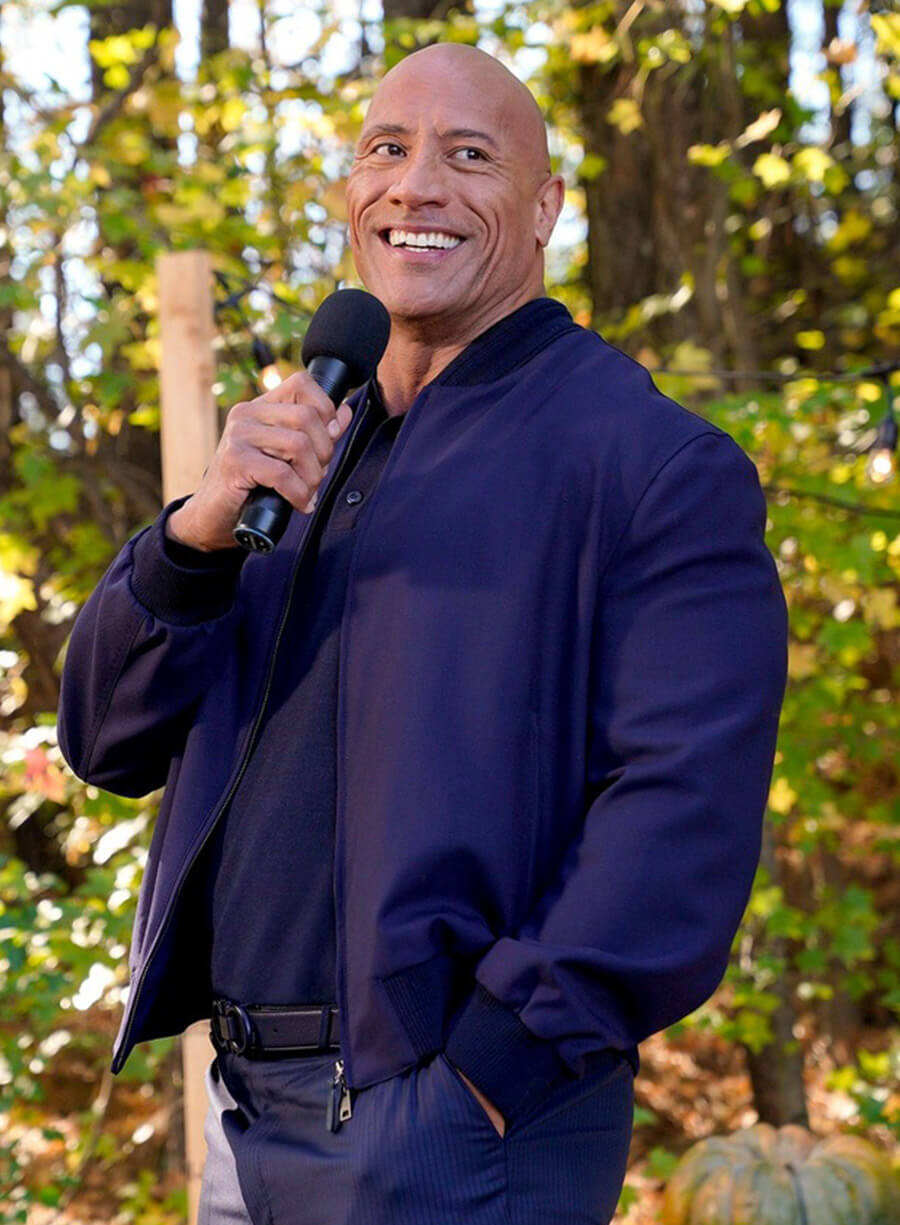 Dwayne Johnson Young Rock Bomber Jacket