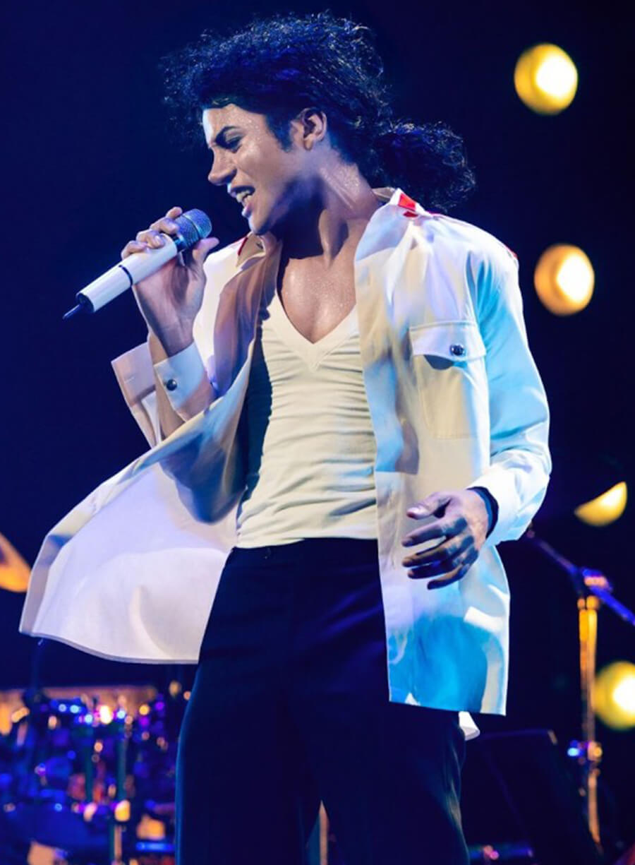 Jaafar Jackson Michael 2026 White Jacket