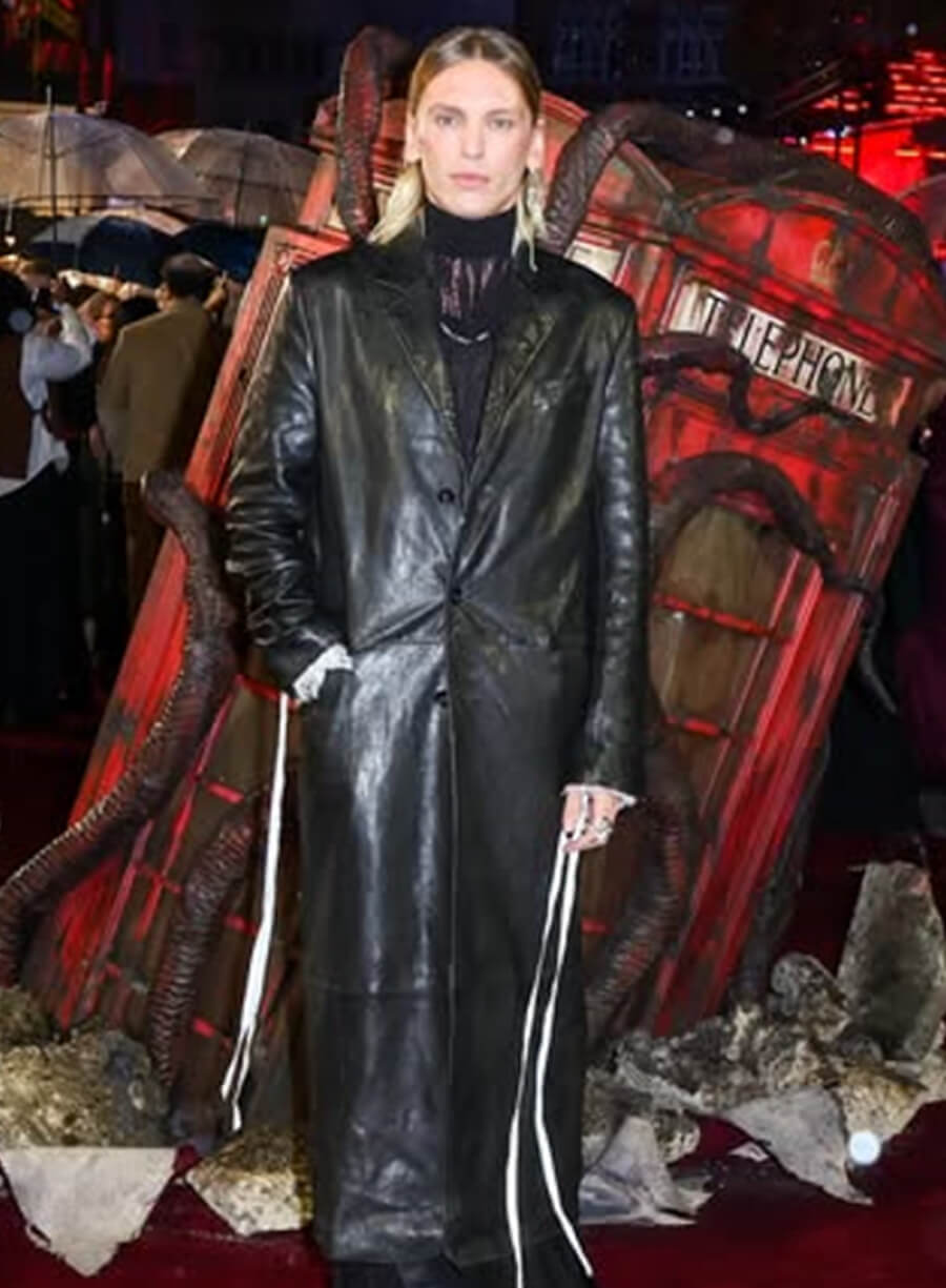 Jamie Campbell Bower Stranger Things So5 Premiere Coat