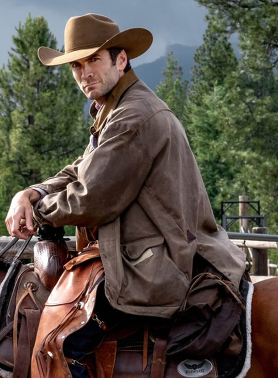 Jamie Dutton Yellowstone Brown Leather Jacket