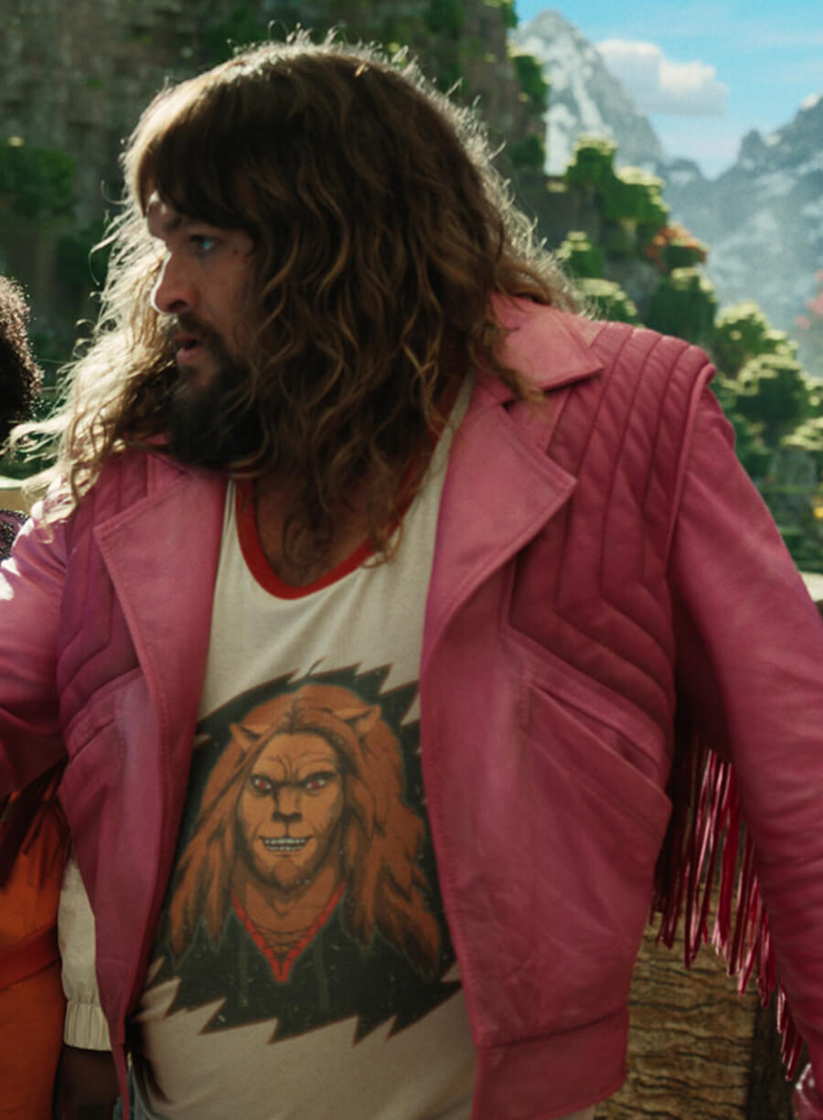 Jason Momoa A Minecraft Movie Leather Jacket