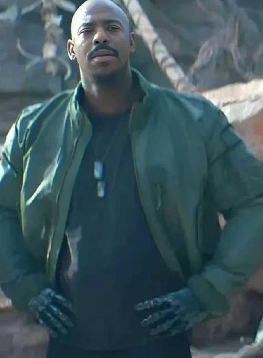 Jax Mortal Kombat II Green Jacket