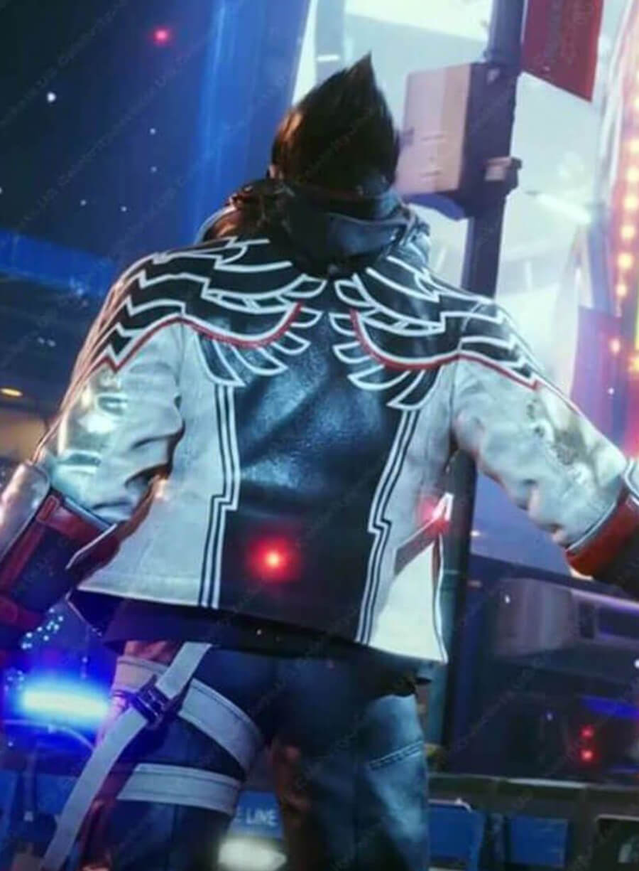 Jin Kazama Tekken 8 Leather Cosplay Jacket