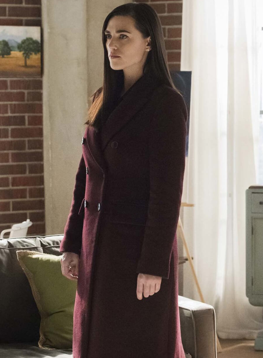 Katie McGrath Supergirl Wool Coat