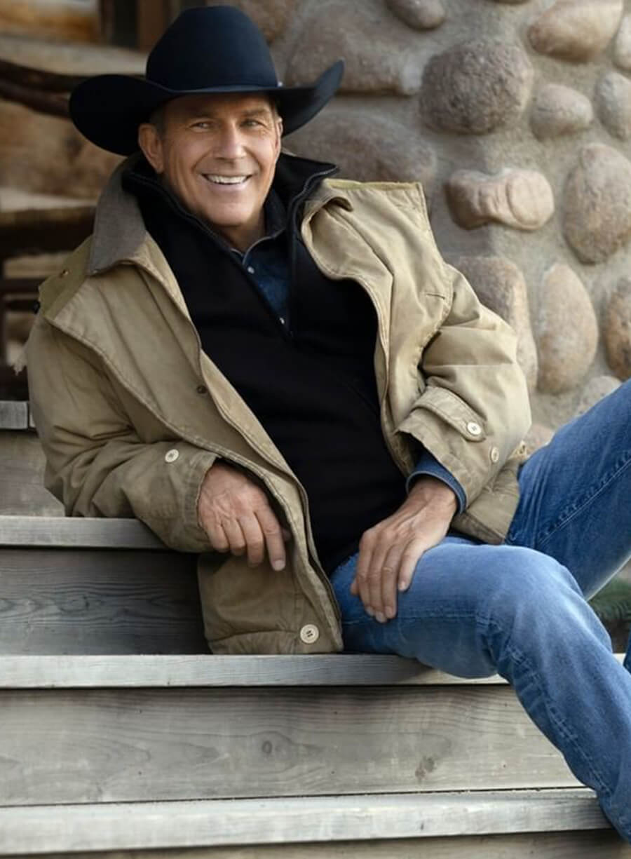 Kevin Costner Yellowstone Beige Jacket