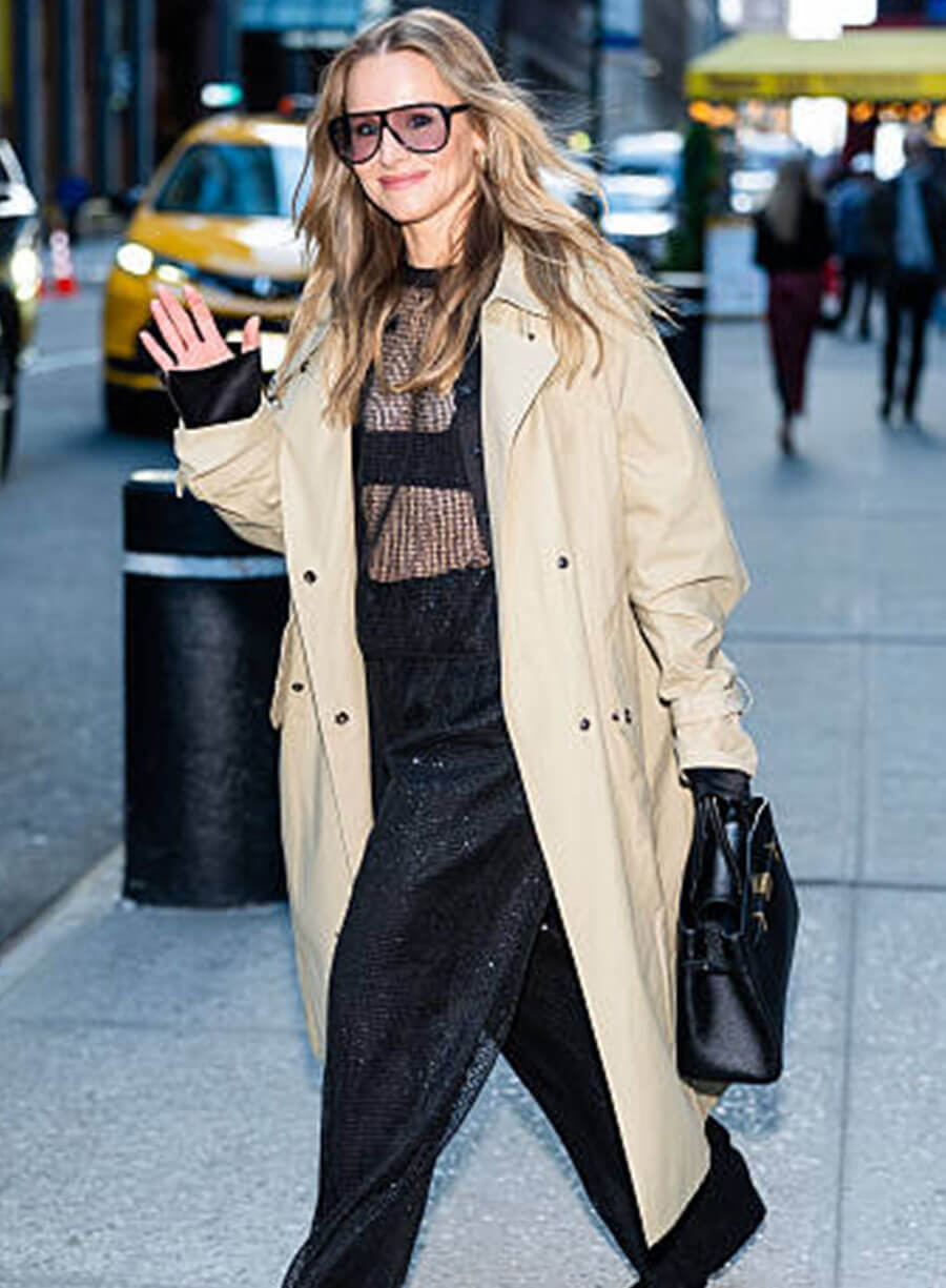 Kristen Bell The Tonight Show Starring Jimmy Fallon Coat