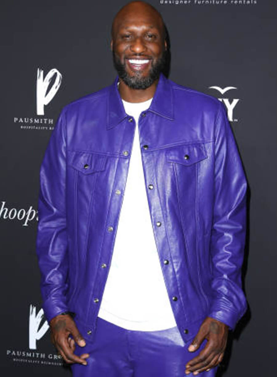 Lamar Odom A Night With Whoopi Leather Jacket