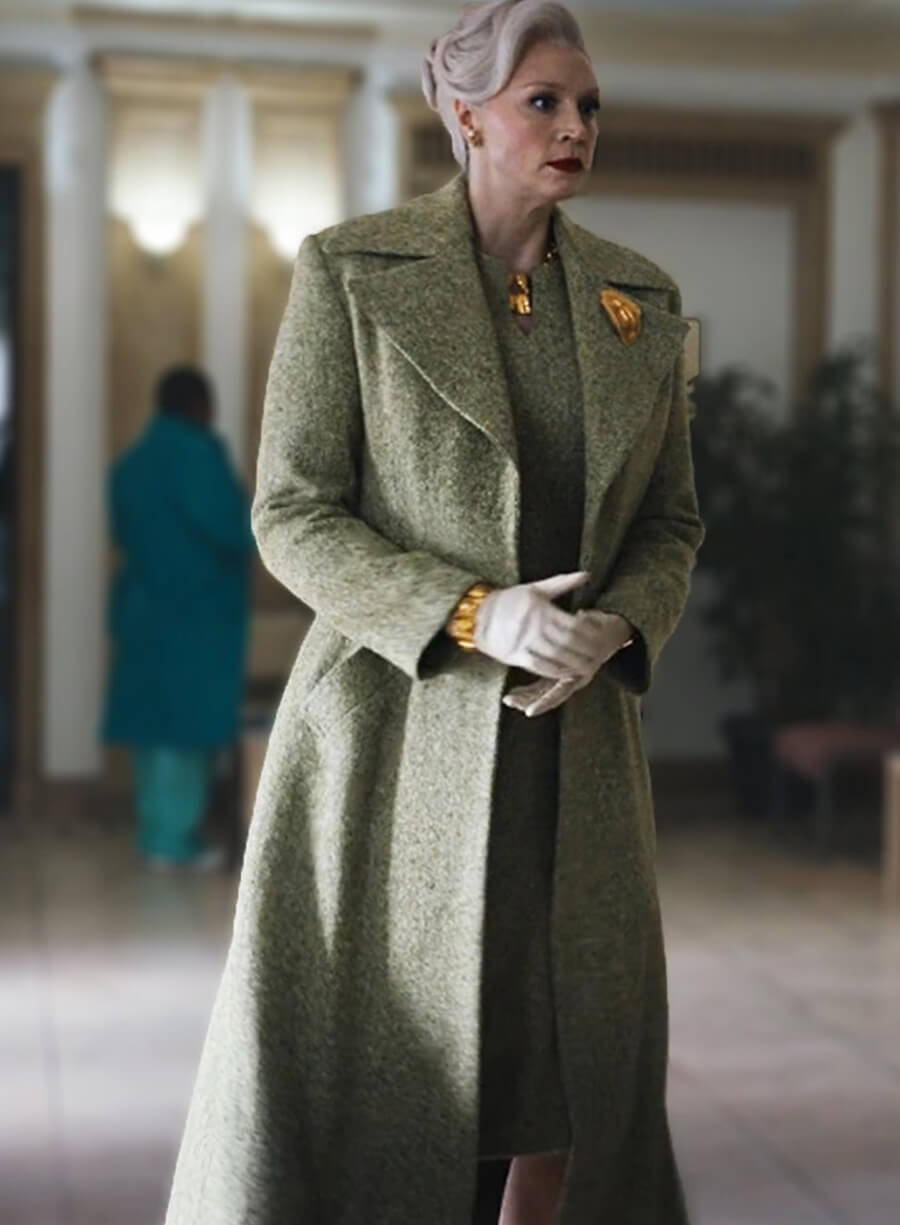 Larissa Weems Wednesday Green Coat