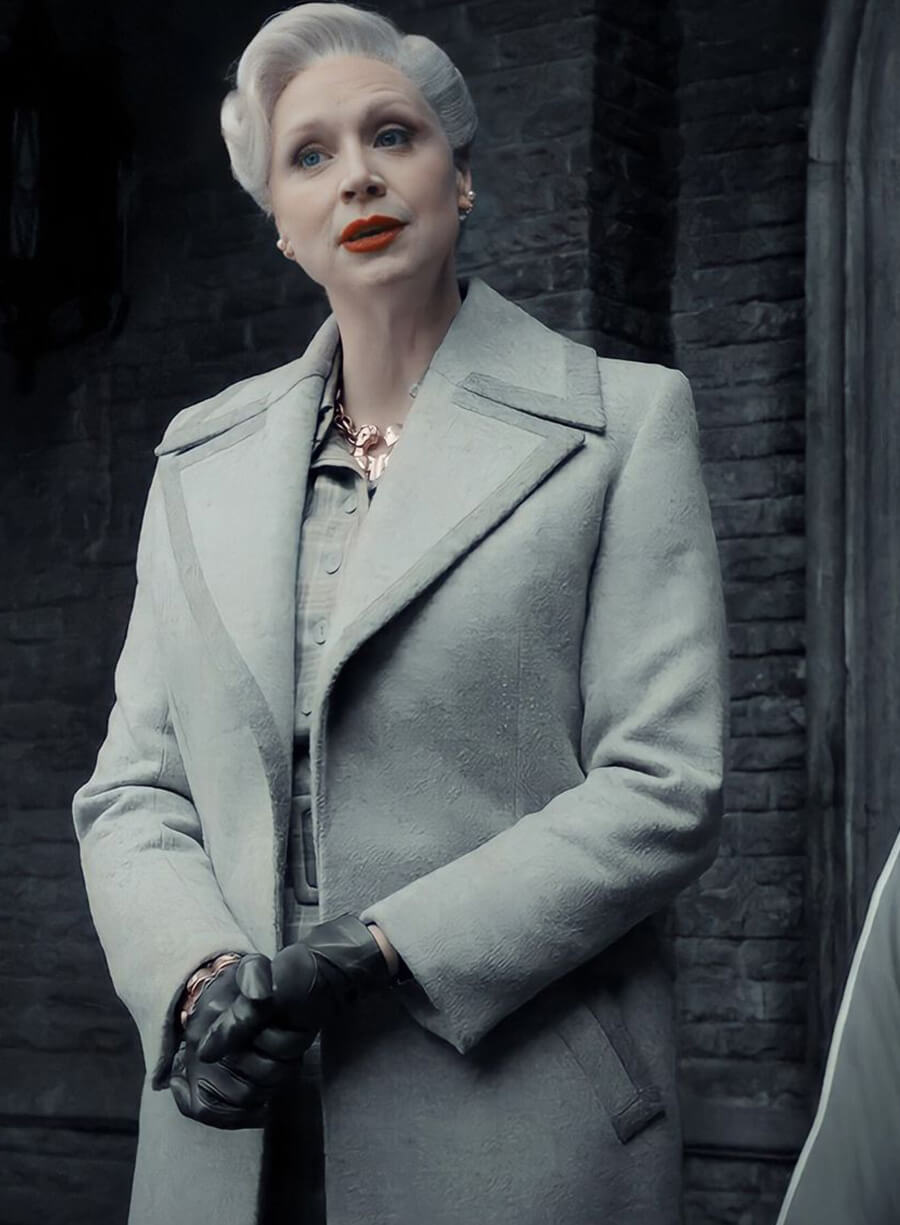 Larissa Weems Wednesday Grey Coat