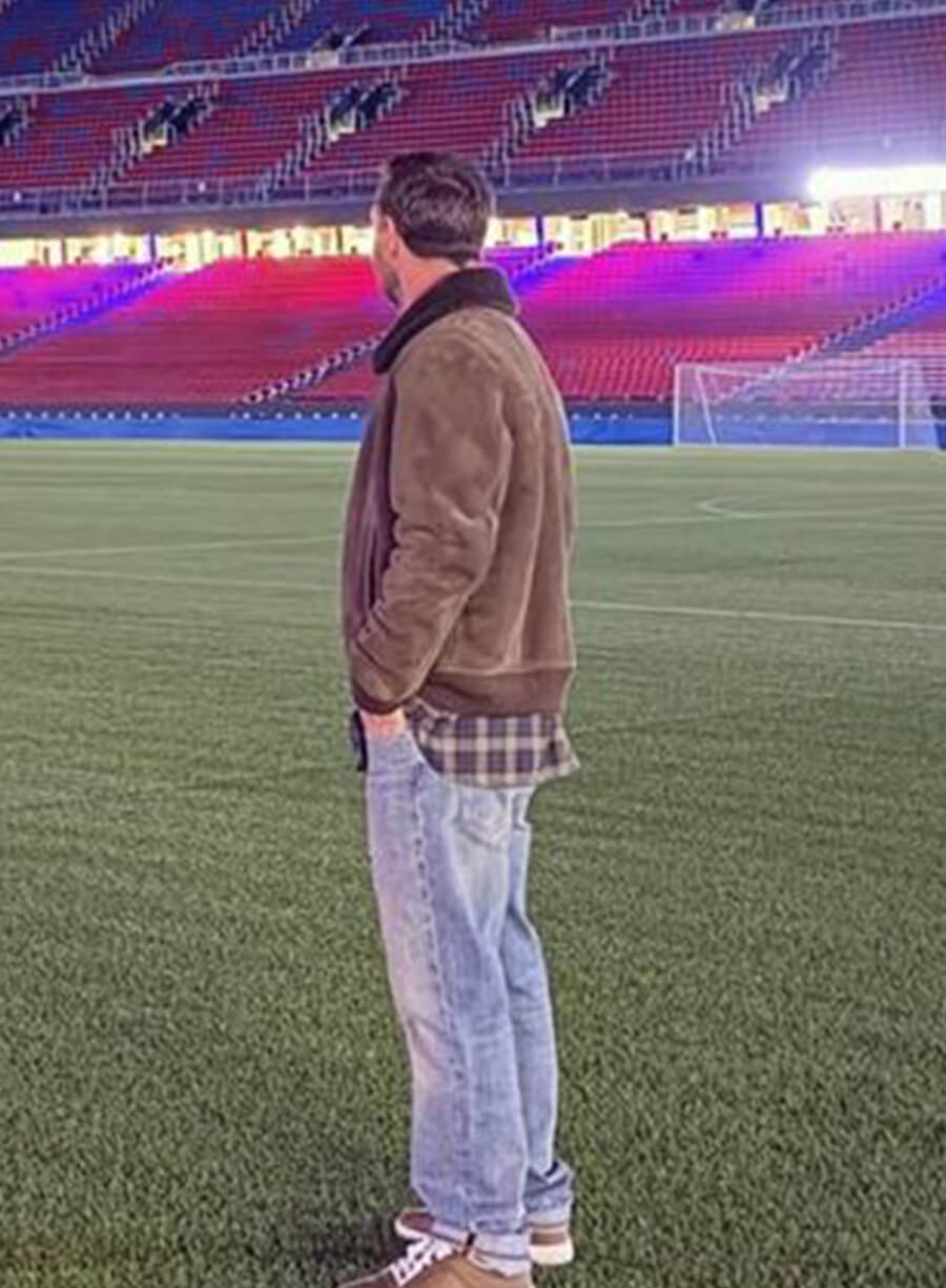 Lionel Messi Spotify Camp Nou Suede Jacket