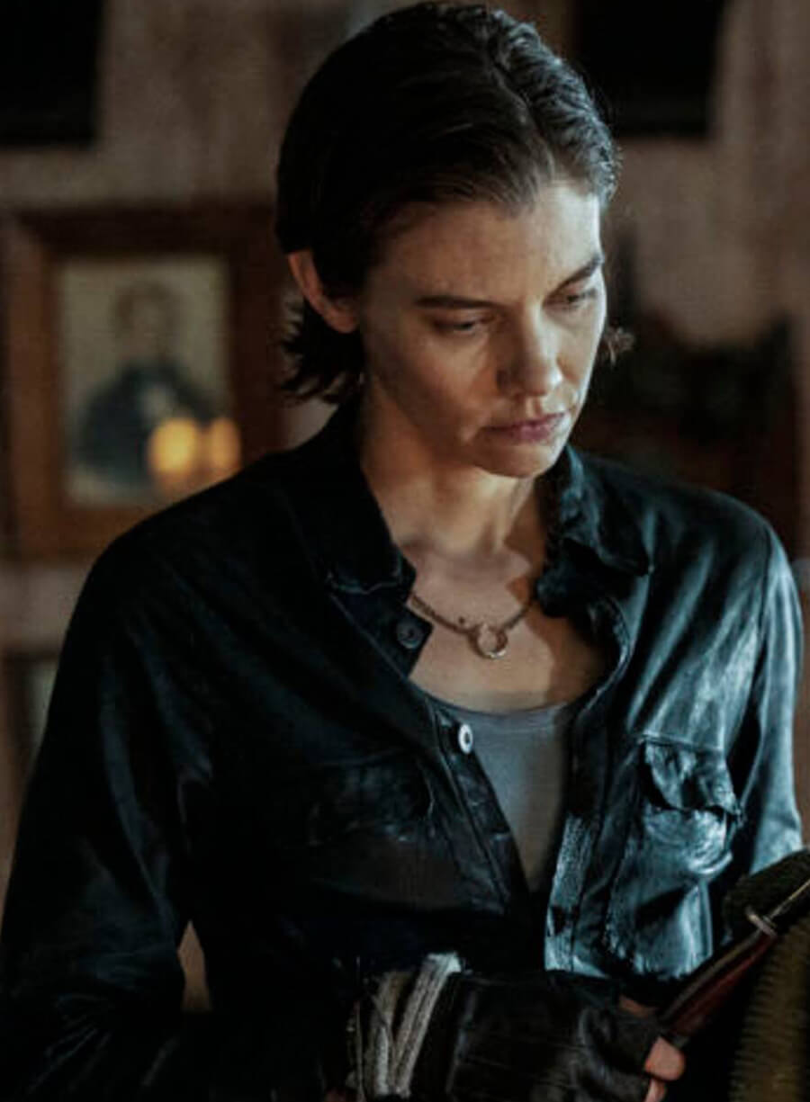 Maggie Greene The Walking Dead: Dead City Leather Jacket