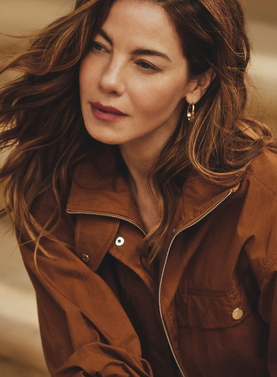 Michelle Monaghan Brown Jumpsuit
