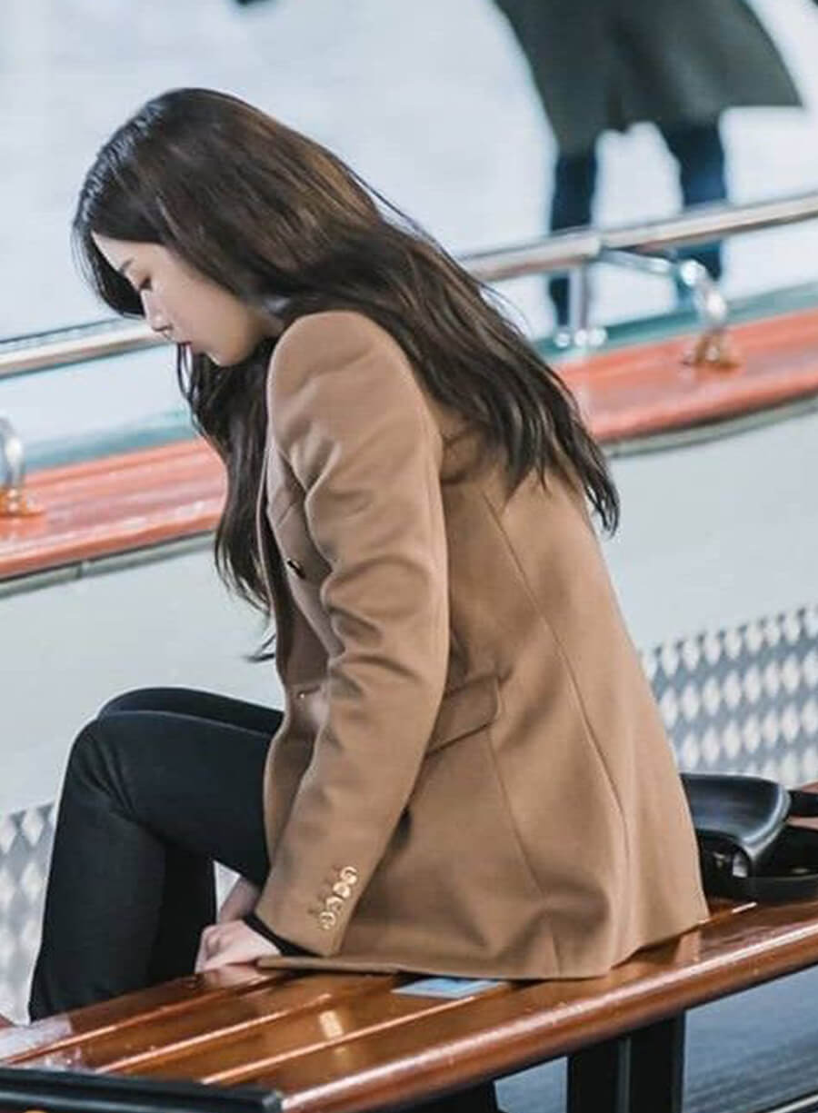 Moon Ga-young True Beauty Wool Coat