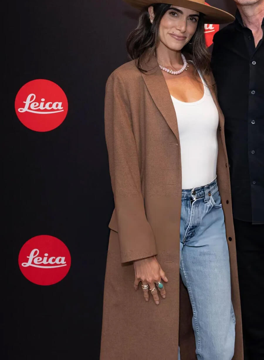 Nikki Reed Leica Event Coat