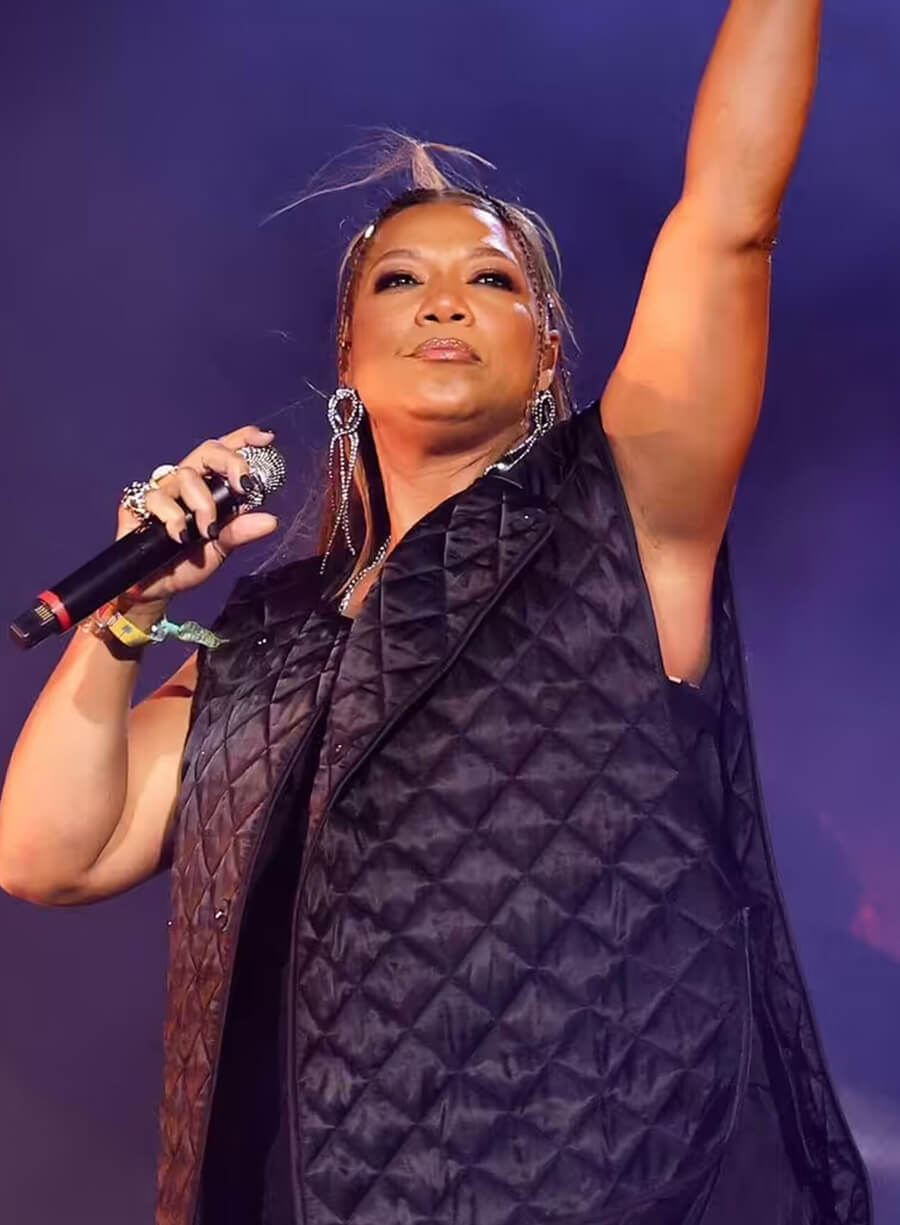Queen Latifah Coachella Valley Music Long Vest