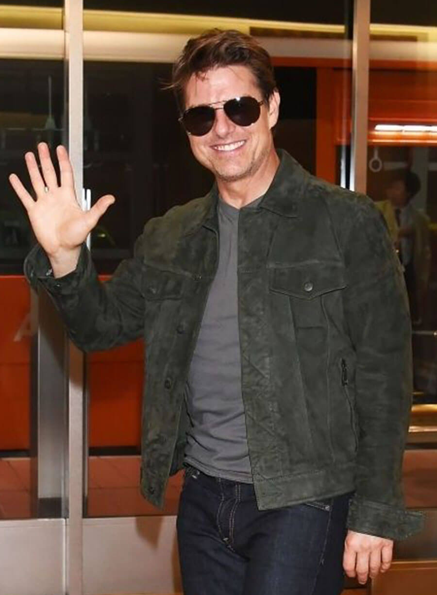 Tom Cruise Mission Impossible 6 Suede Jacket