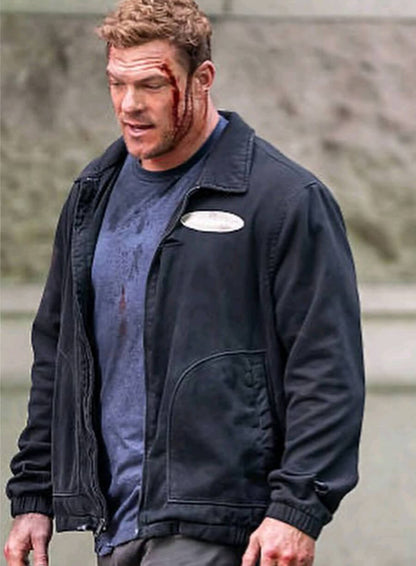 Alan Ritchson Reacher S04 Black Jacket