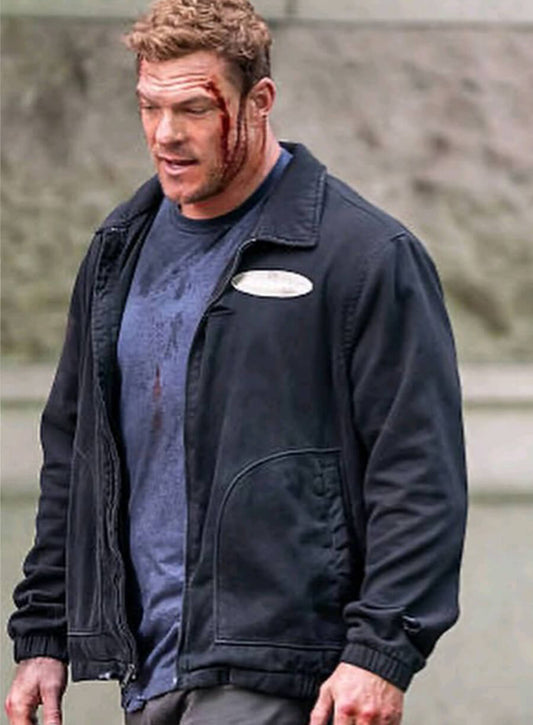 Alan Ritchson Reacher S04 Black Jacket