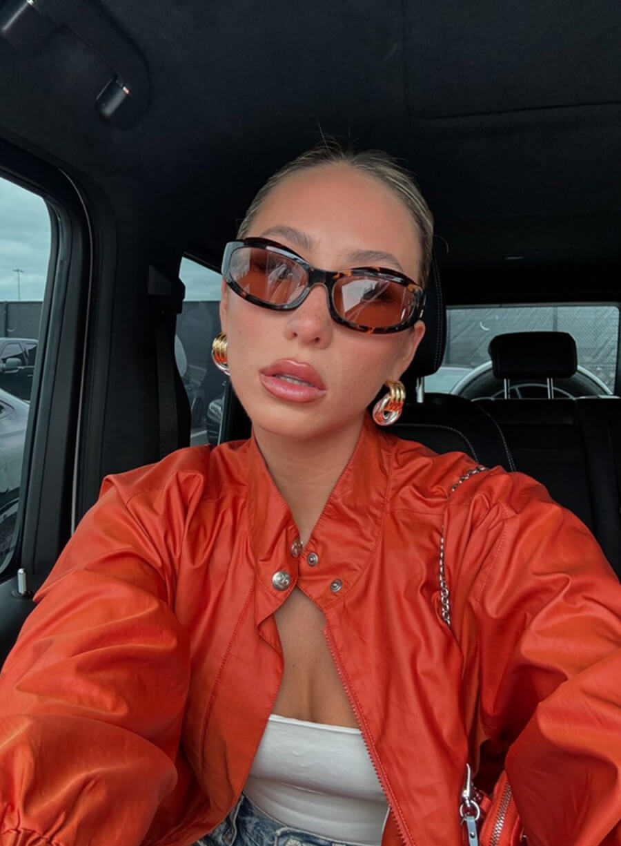 Alix Earle Orange Jacket – Hollywood Outerwear