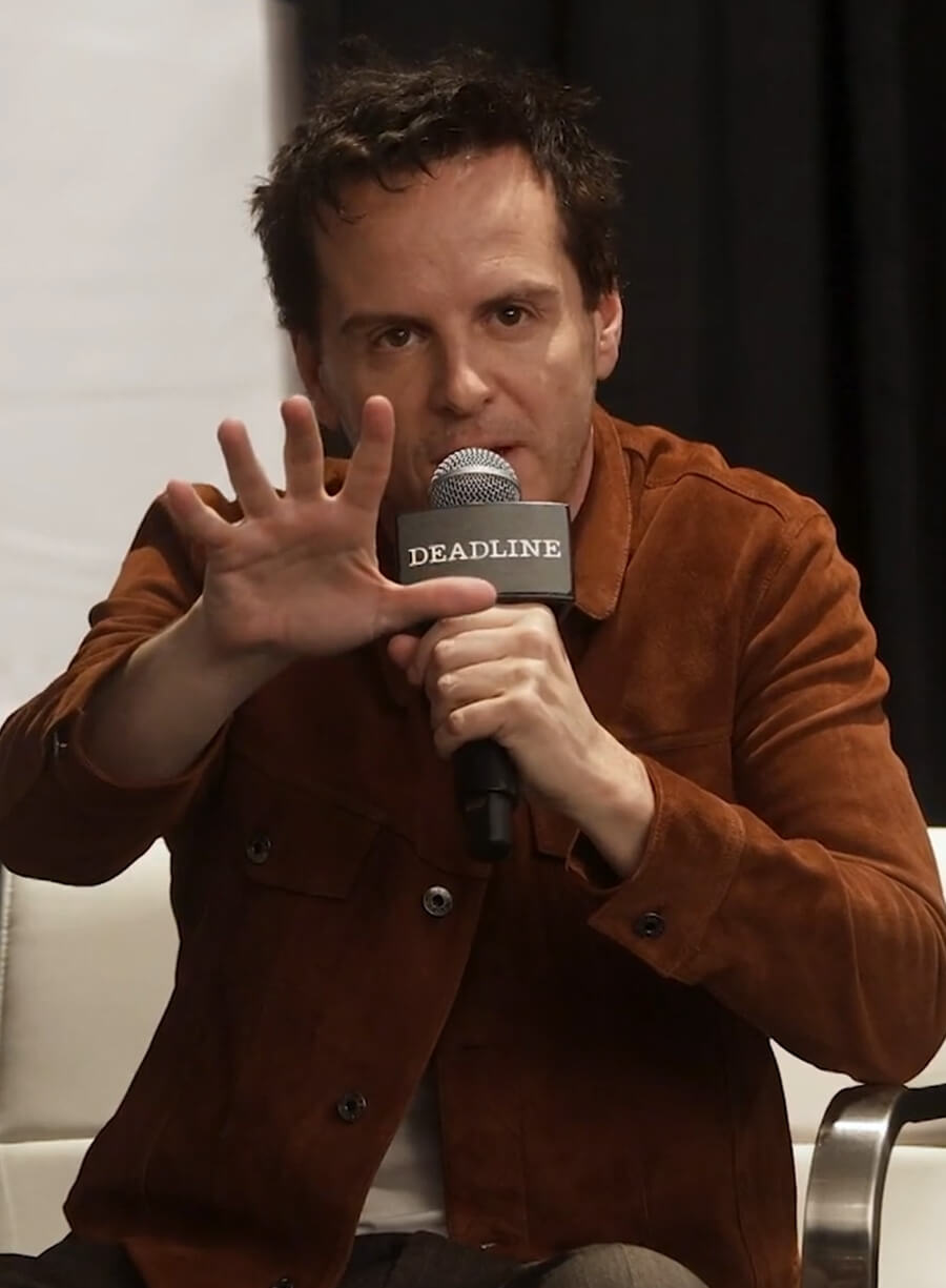 Andrew Scott 2026 SXSW Film & TV Festival Suede Jacket