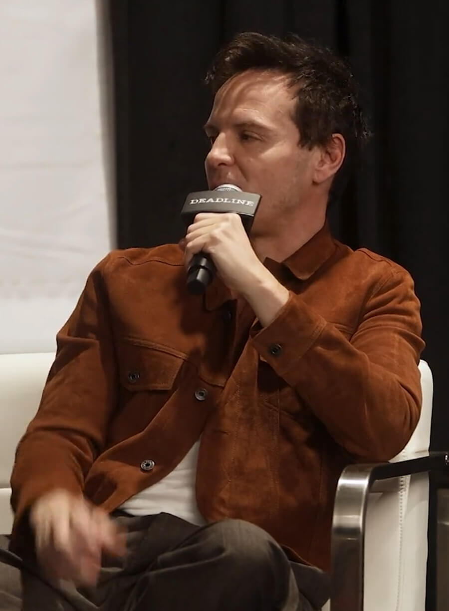 Andrew Scott 2026 SXSW Film & TV Festival Suede Jacket