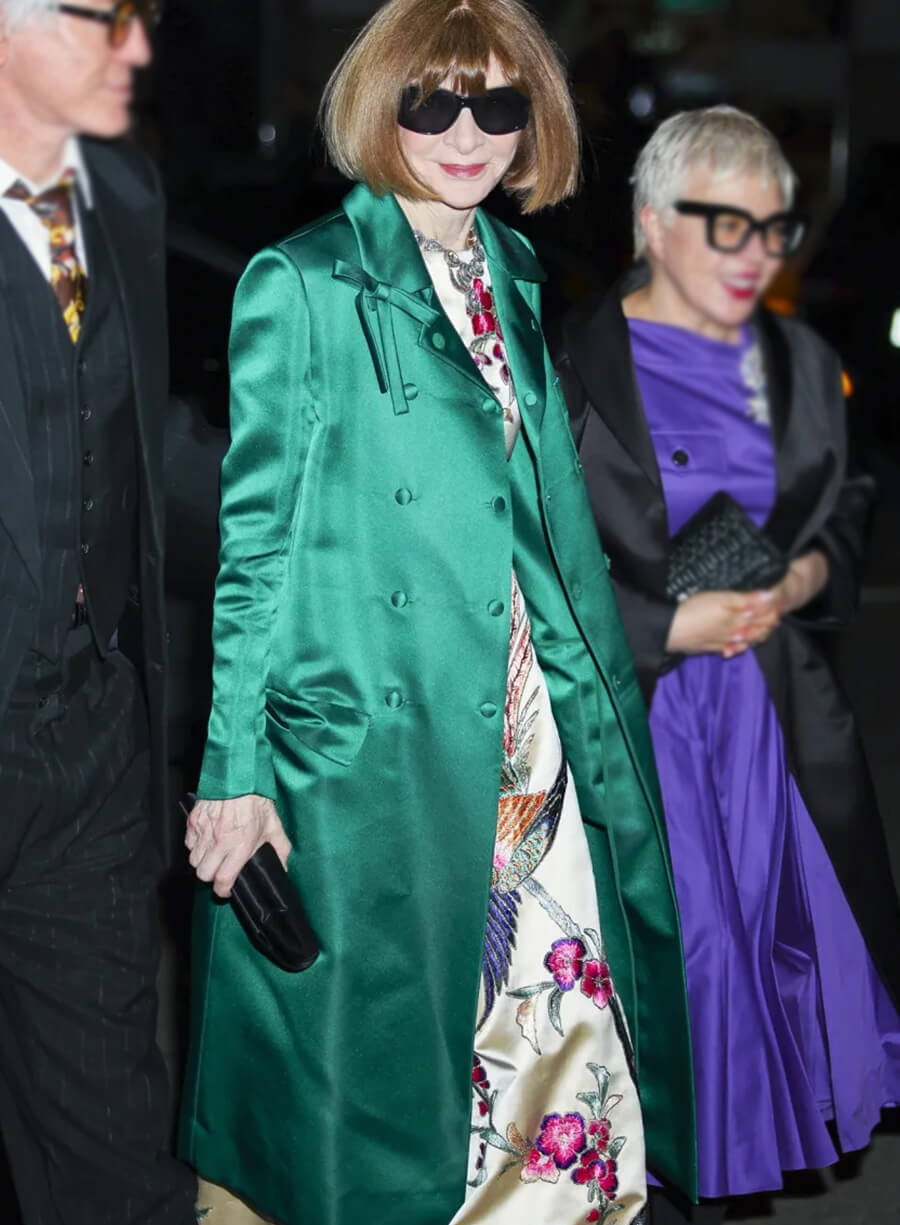 Anna Wintour Pre-Met Gala Party Coat