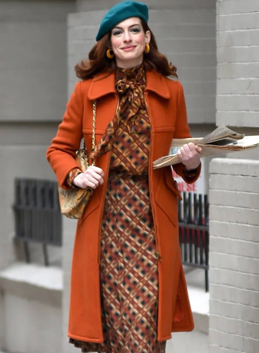 Anne Hathaway Lexi Modern Love Coat