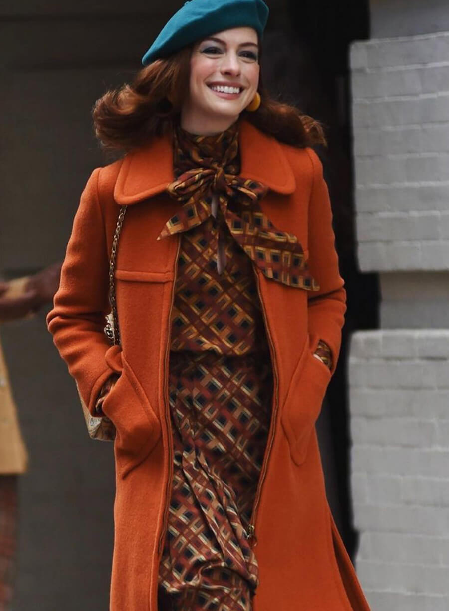 Anne Hathaway Lexi Modern Love Coat