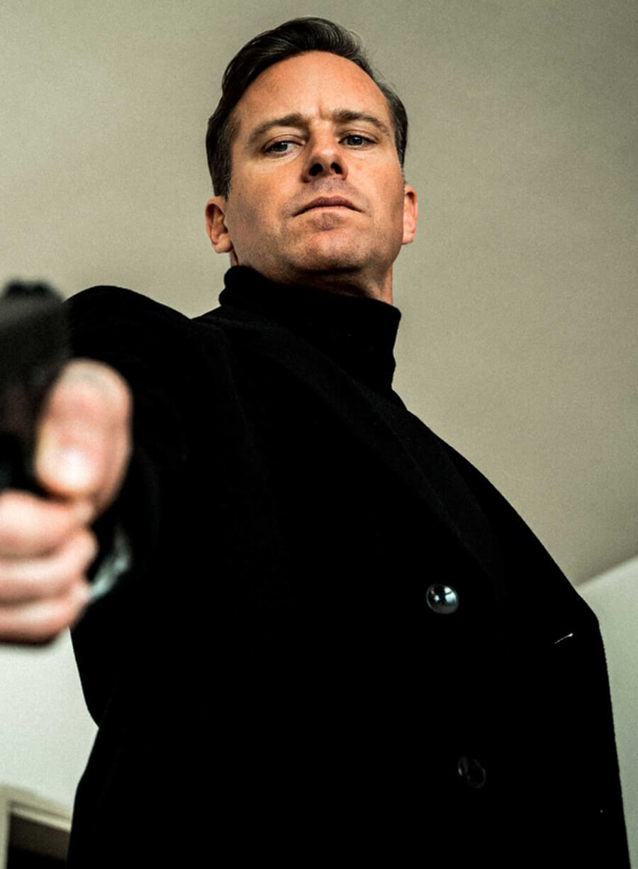 Armie Hammer Citizen Vigilante 2026 Sanders Coat