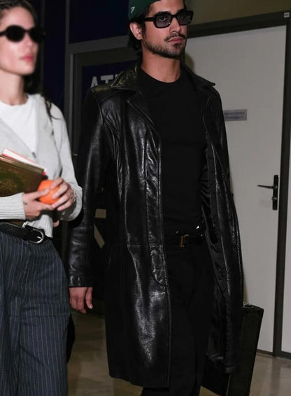 Avan Jogia Cannes Film Festival 2026 Leather Coat