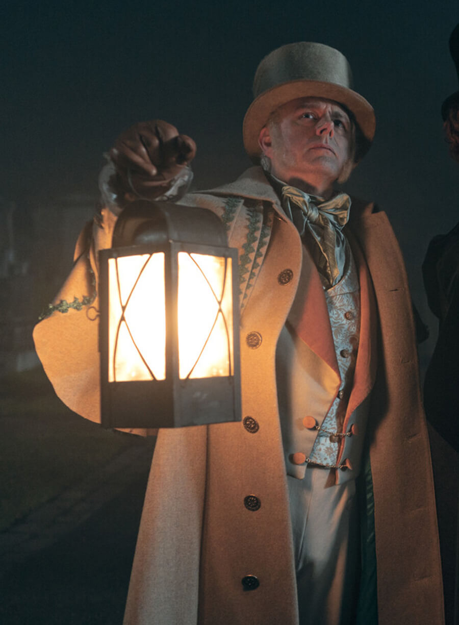 Aziraphale Good Omens S02 Caped Overcoat