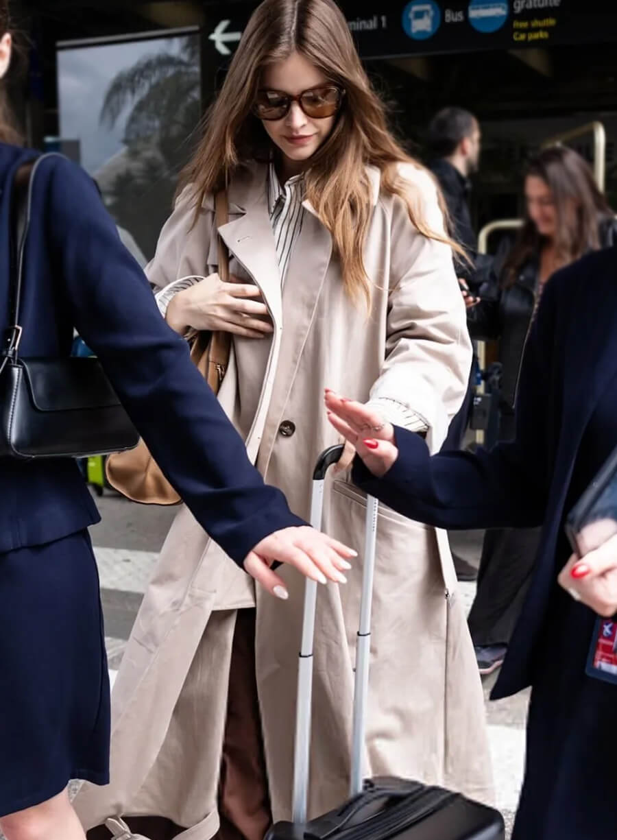 Barbara Palvin 79th Cannes Film Festival Trench Coat