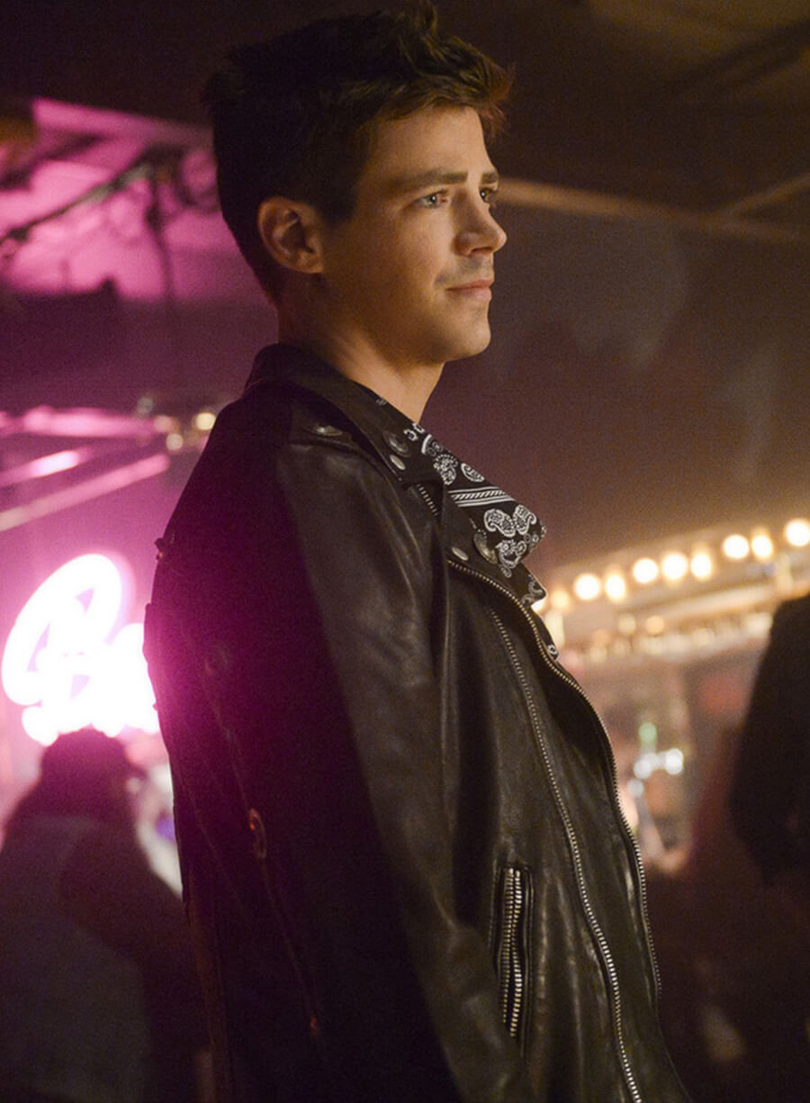 Barry Allen Supergirl Season 4 Elseworlds Biker Jacket