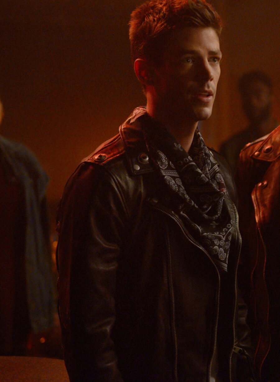 Barry Allen Supergirl Season 4 Elseworlds Biker Jacket