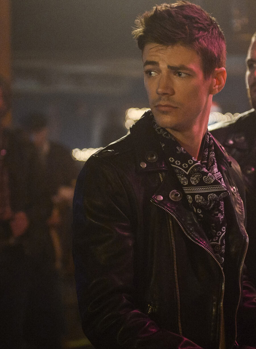 Barry Allen Supergirl Season 4 Elseworlds Biker Jacket