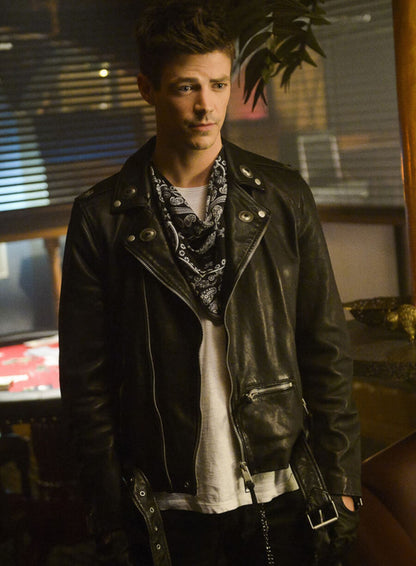 Barry Allen Supergirl Season 4 Elseworlds Biker Jacket