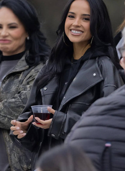 Becky G USL League One Cup Leather Jacket