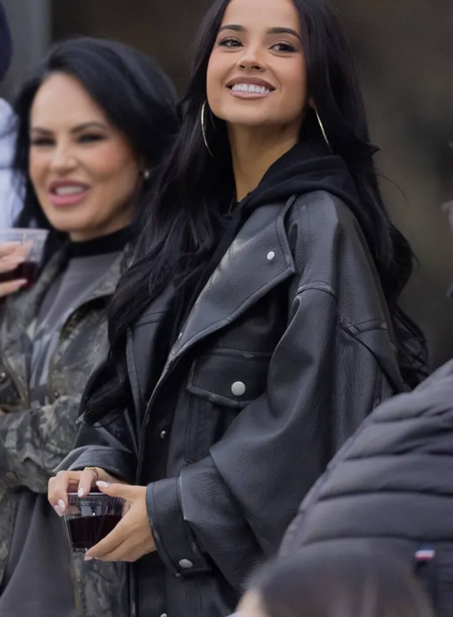 Becky G USL League One Cup Leather Jacket