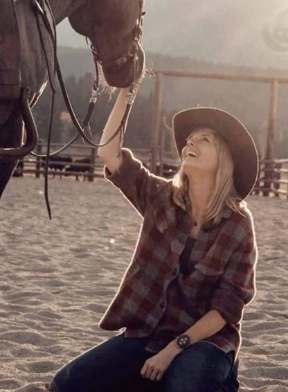 Beth Dutton Yellowstone Plaid Coat