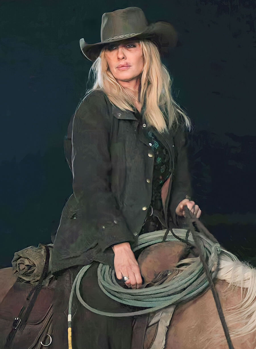 Beth Dutton Yellowstone S05 Black Jacket