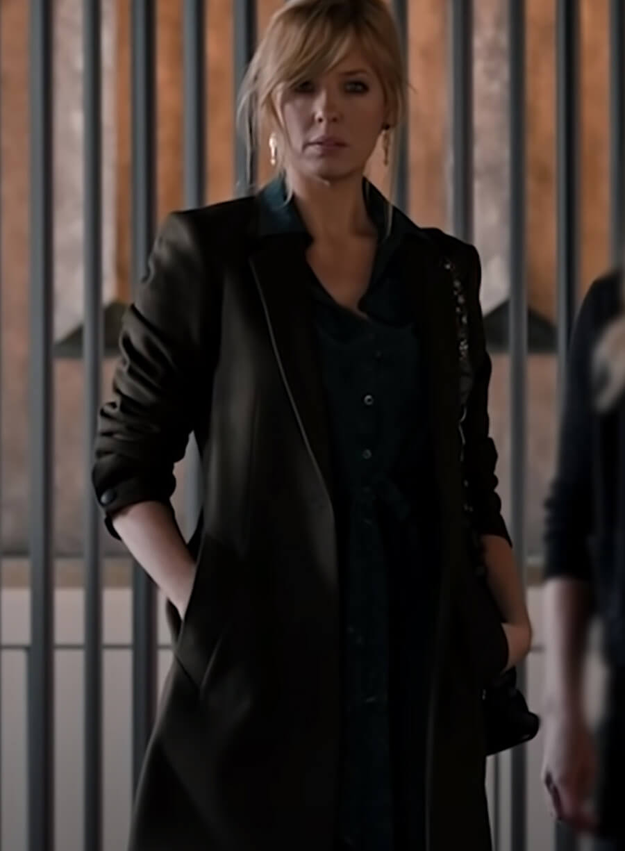 Beth Dutton Yellowstone Trench Overcoat
