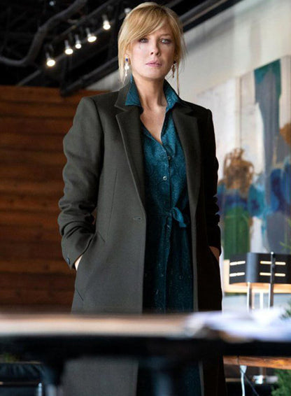 Beth Dutton Yellowstone Trench Overcoat