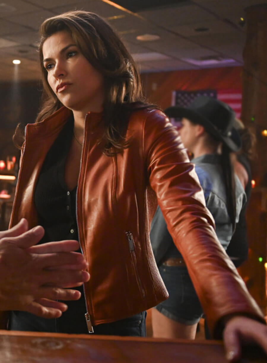 Billie Matalon Tracker Brown Leather Jacket